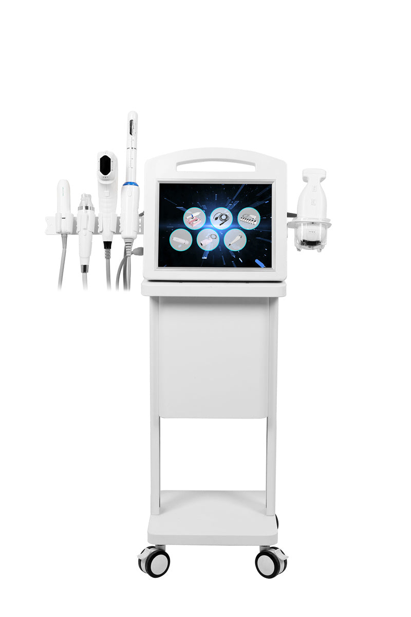 portable Health Gadgets 6in1 anti-aging smas face lifting radar rf needling vaginal rejuvenation liposonic slimming 4d hifu machine