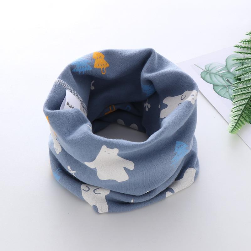 Scarves KENSHELLEY Children&#039;s Scarf Bib Baby Autumn Winter Warm Breathable Neck Infinity Drool 100% Cotton