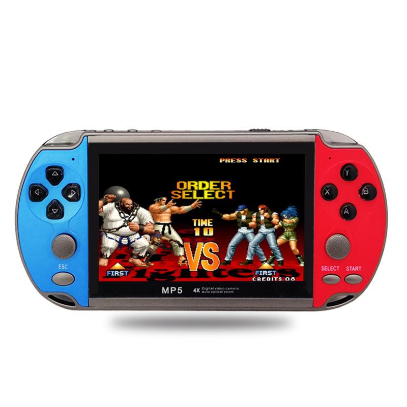 Game Controllers & Joysticks X7 PLUS 4.3inch Video Console Wireless Controller Classic Retro TV Nostalgic 8GB 6000 Games Support TF