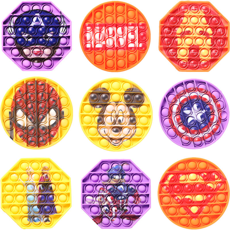 Push Bubble Sensory Toy Autism Needs Squishy Stress Reliever Toys Adult Child Funny Anti-stress Fidget It Decompression Gifts