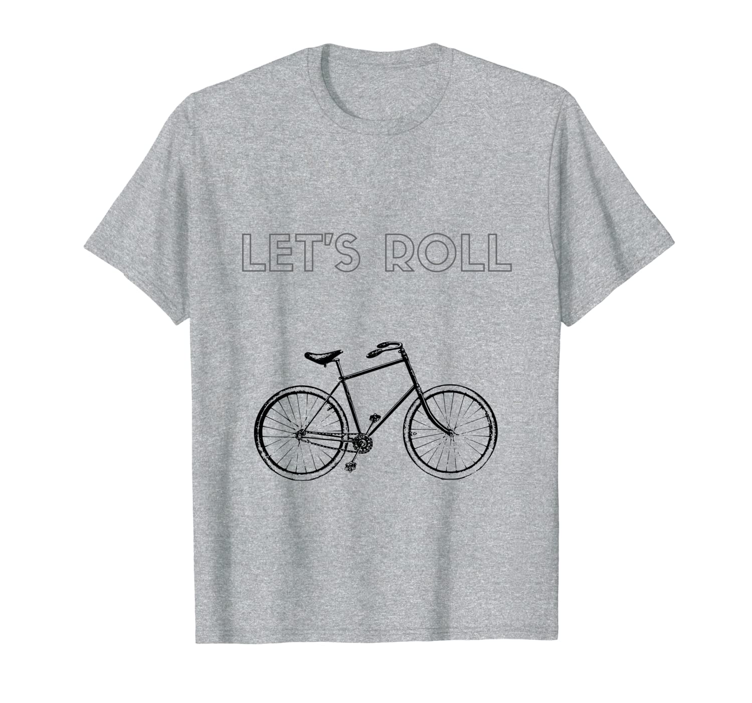Let&#039;s Roll Bike T Shirt Bicycle Graphic