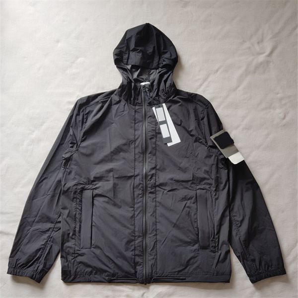 Summer sun light Hooded Jacket Casual simple European and American style sunscreen clothes for lovers Fashion men&#039;s youth coat Embroide