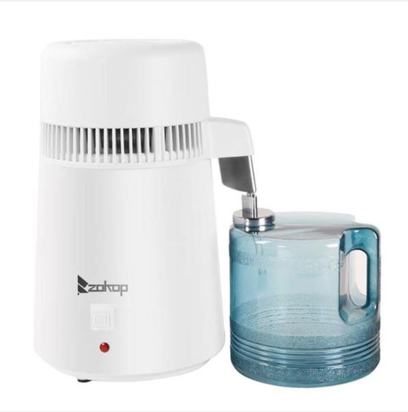 2021 Cooking Utensils Zokop ZB-1 4L 110V 750W primary color distilled water machine plastic bottle American Standard