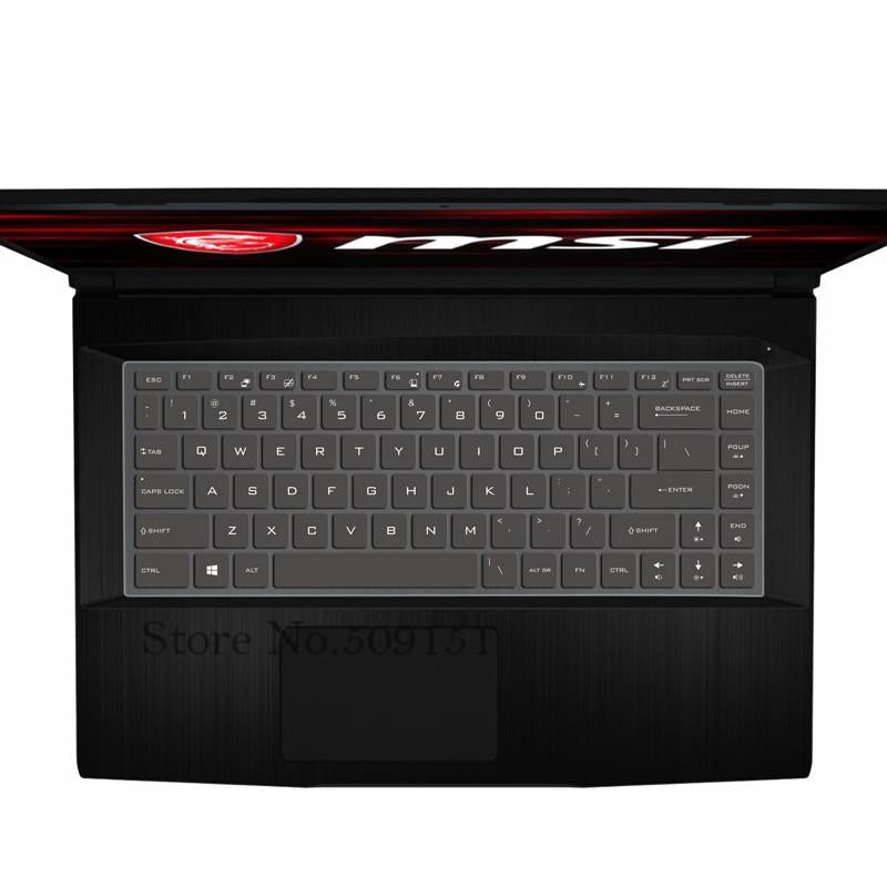 Keyboard Covers Transparent TPU Cover Skin Protector Guard For MSI GF63 8RC 8RD GS65 15.6 Inch Gaming Laptop GF 63 (2021 Release)