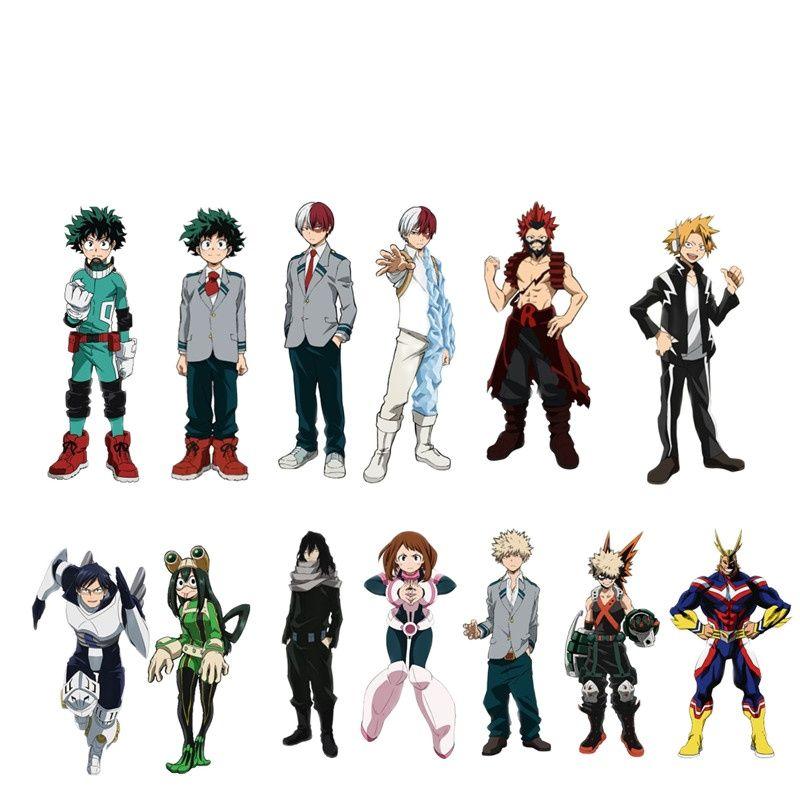 Keychains Anime My Hero Academia Key ChainÂ Acrylic Figure Model Funny Desk Decorated Stand Sign Keyring Gift For Woman Man