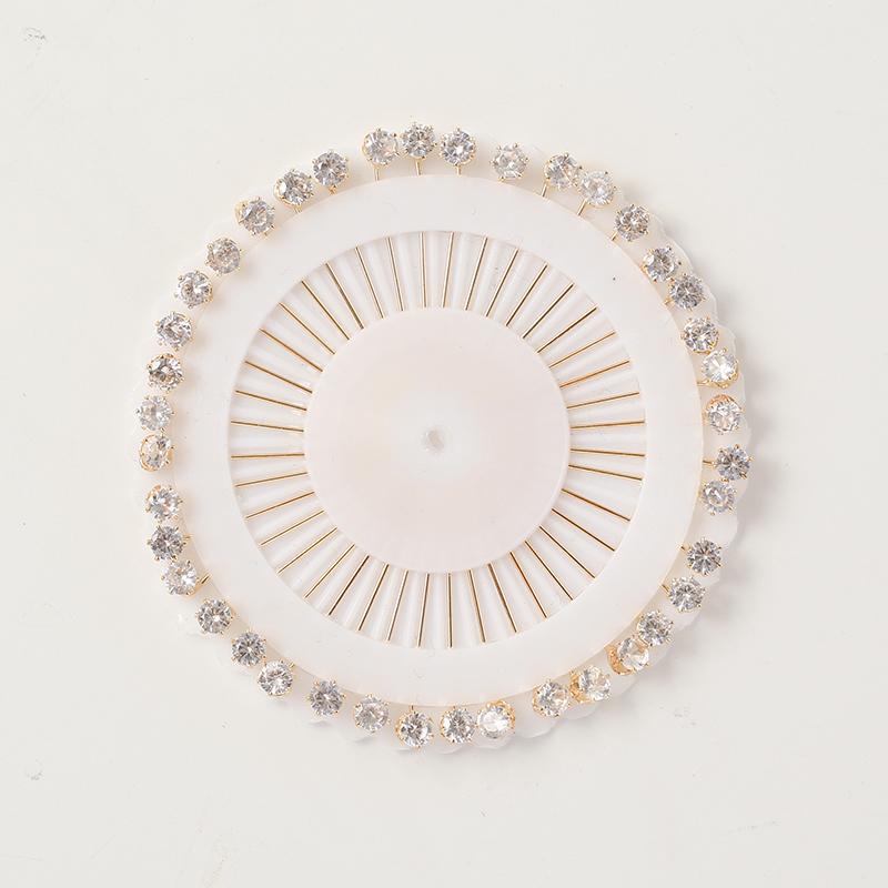 Pins, Brooches Fashion Women Hijab Pins Muslim Glitter Rhinestone Wedding Accessories 40 Pcs-lot