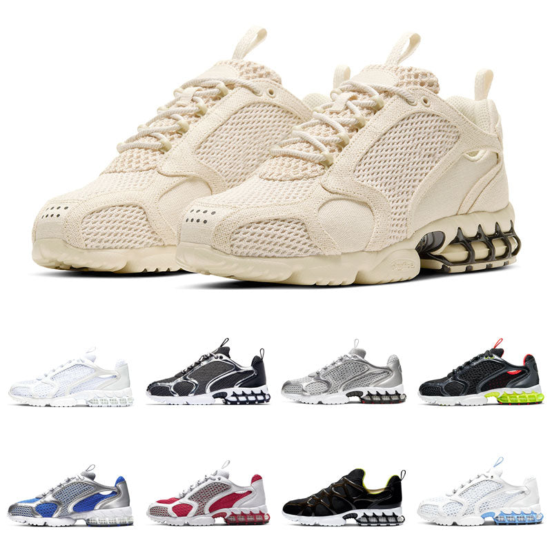 Mens Sneakers Spiridon Caged 2 Running Shoes Fossil Pure Platinum University Blue Varsity Royal Red Womens Sports Trainers Size 36-45