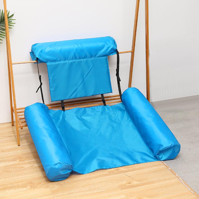 Inflatable Floats & Tubes Foldable Floating Sofa Nylon PVC Swimming Pool Party Water Hammock Air Mattresses Bed Beach Lounger Chair