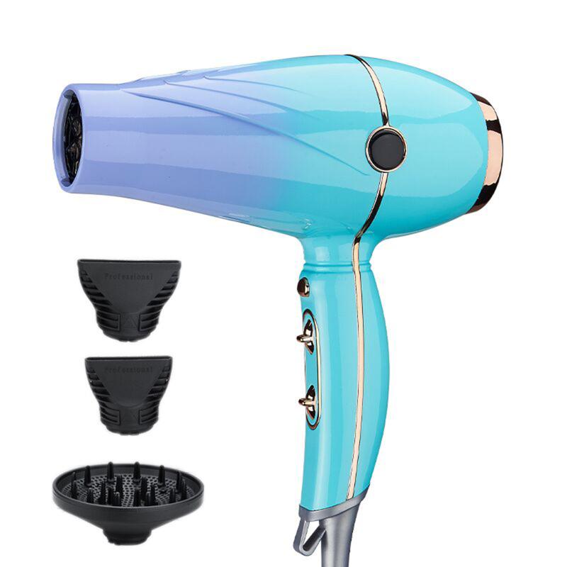 Electric Hair Brushes Dryer 3 Speeds Adjustable Blow - Cold Wind With Nozzles Diffusers Drying Styling Tools For Home & Salon