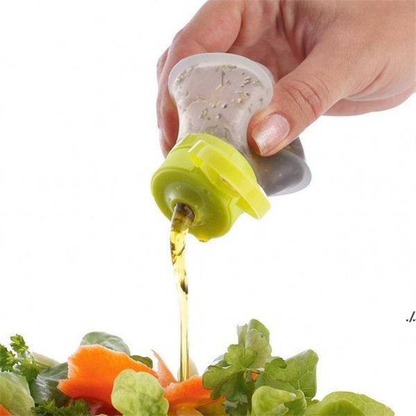NEWDressing 2 Go Silicone Salad Bottle Soft Easy To Clean Oil Bottles Safety Home Kitchen Tools Creative EWD6886