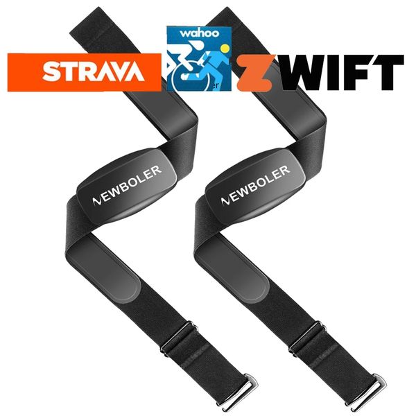 ANT+ & Bluetooth 4.0 Heart Rate Sensor Monitor Chest Strap Bike GPS Computer Bicycle WahooZwift Strava iGPSPORT Bryton