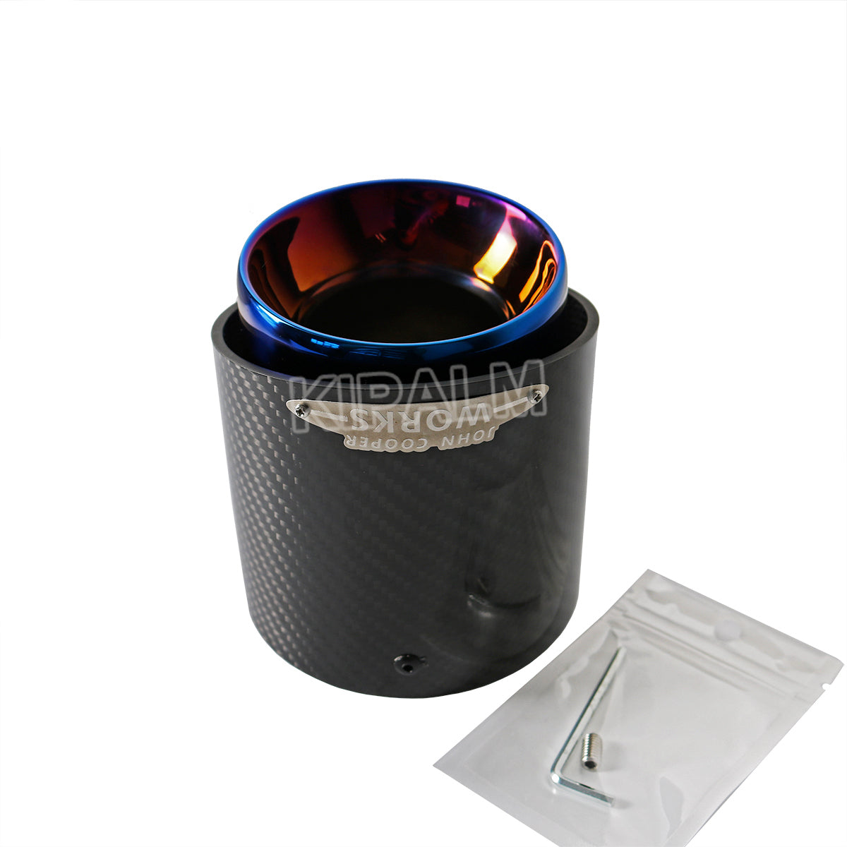 1pcs car burnt stainless steel carbon fiber exhaust tip Muffler pipe tips for mini cooper R55 R56 R57 R58 R59 R60 R61 F54 F55 F56 F57 F60