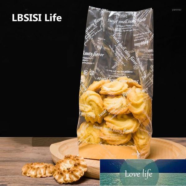 Gift Wrap 50 Sets Cookie Candy Bags With Paper Bottom Self Stand For Bread Chocolate Package Party Birthday Wedding Decoration1 Factory pric