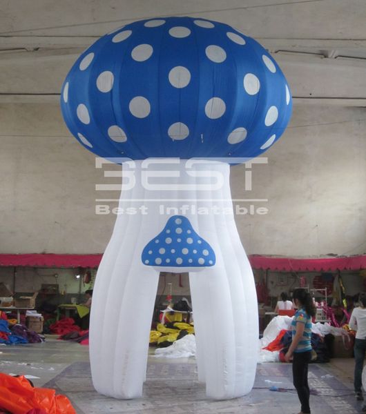 Inflatable Mushroom Tent 5.5m Customized Size For Shop Promotion Advertising Decoration arch house tunnel