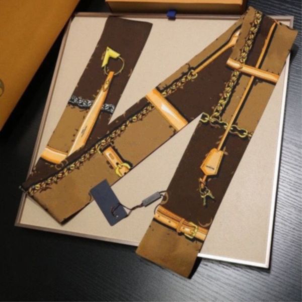 Accessories All-match Women Silk Scarves Bag Ornament Belt Designers Luxurys High Quality Fashion Simple Accessorie