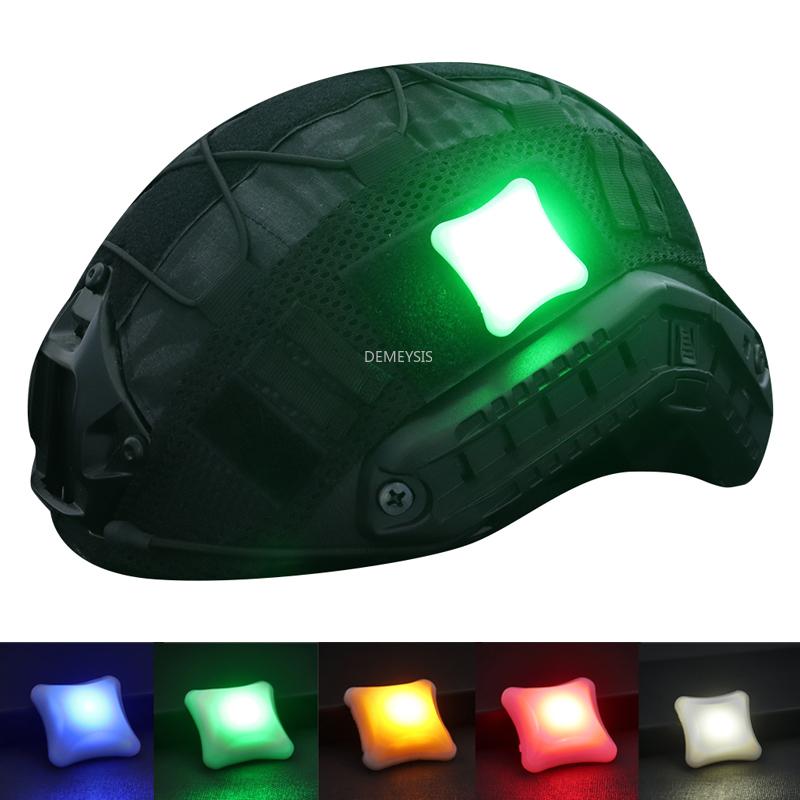 Cycling Helmets Outdoor Sports Helmet Signal Light Waterproof Military Tactical Lights Portable Army Shooting LED Survival Lamp
