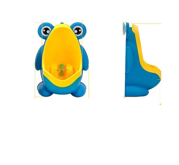 Kids PP Frog Children Stand Vertical Urinal Wall-Mounted Urine Potty Groove Kids Baby Boys Urinal Promotion Fashion Cartoon Training Toilet