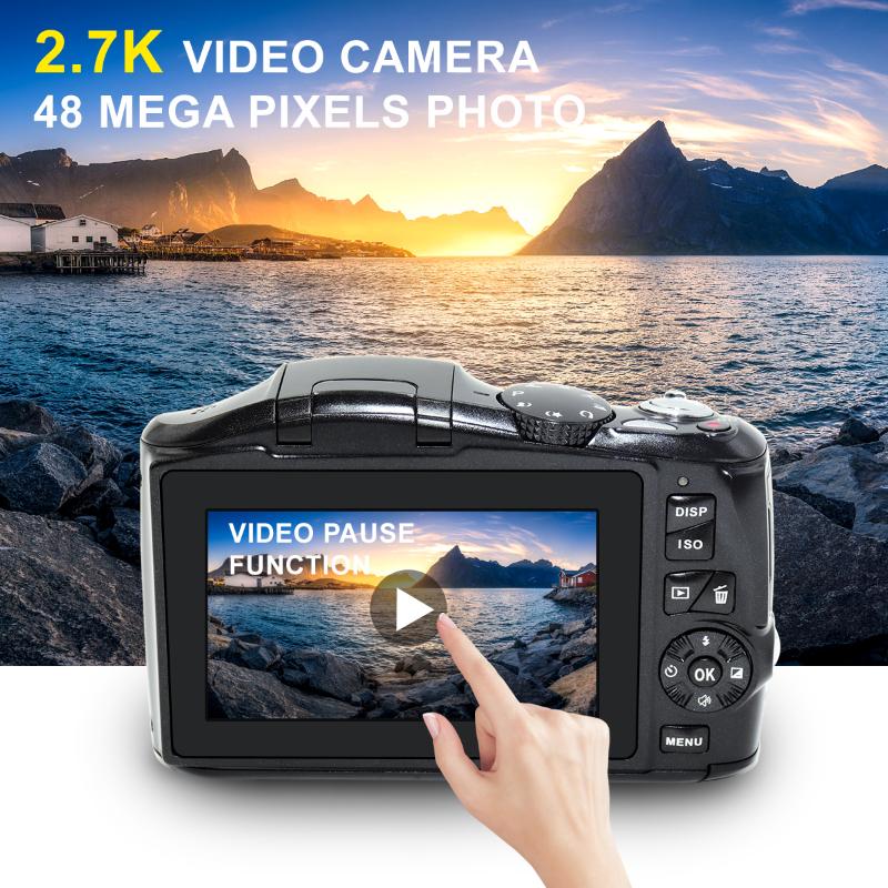 Digital Cameras 2.7k 48 Million Micro Single Camera 3.0 Inch High Definition Screen With Flash And Video Recorder