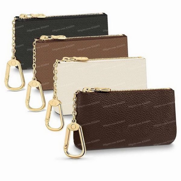 KEY POUCH Designers Holders Purses Fashion Womens Mens Keys Ring Credit Card Holder Coin Purse Luxurys Small Wallet Bag Leather Handbags KS6