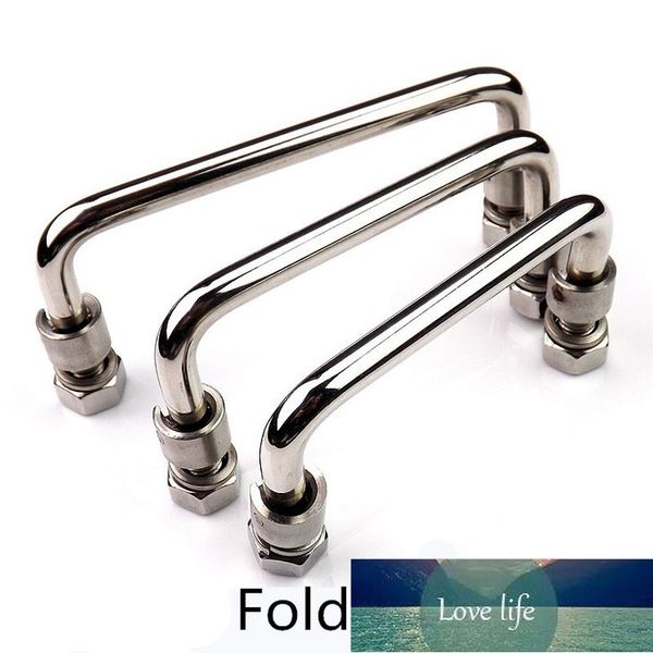 Stainless or iron Industrial Handle U-Shape folding Toolbox spring Handle suitcases Equipment Knobs Household hardware
