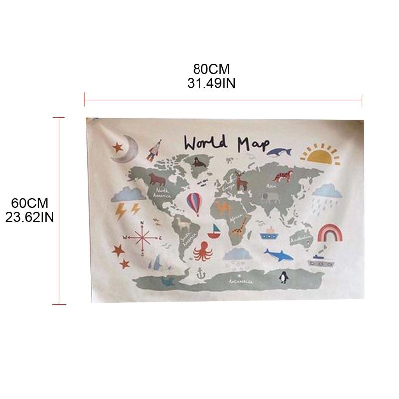 Bedding Sets N7ME Nordic Educational Kids Room Decoration Poster Nursery Art Canvas Wall Hanging Painting Picture Cloth