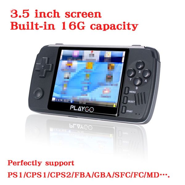 16G PocketGo Handheld Game Players Console Classic Console Portable Retro Arcade Handheld Game Players Games Accessories