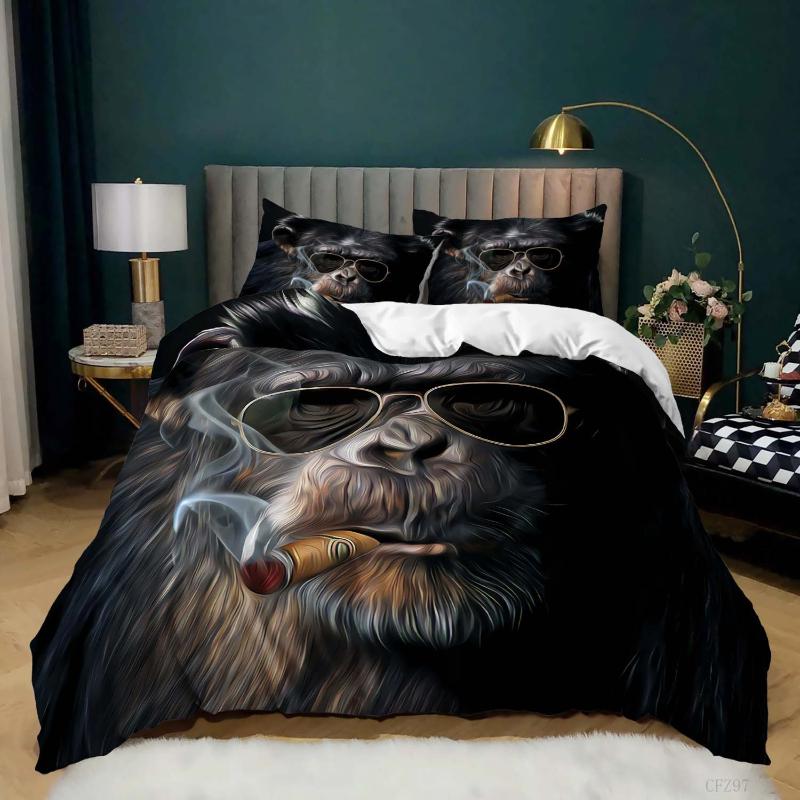 Bedding Sets 3D Monkey Set For Bedroom Soft Comforter Duvet Cover Bedspreads Bed Linen Comefortable Quilt And Pillowcase