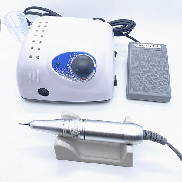 Nail Drill & Accessories 35000rpm Arrival STRONG 210 Electric 65W Milling Machine For Manicure Pedicure Apparatus