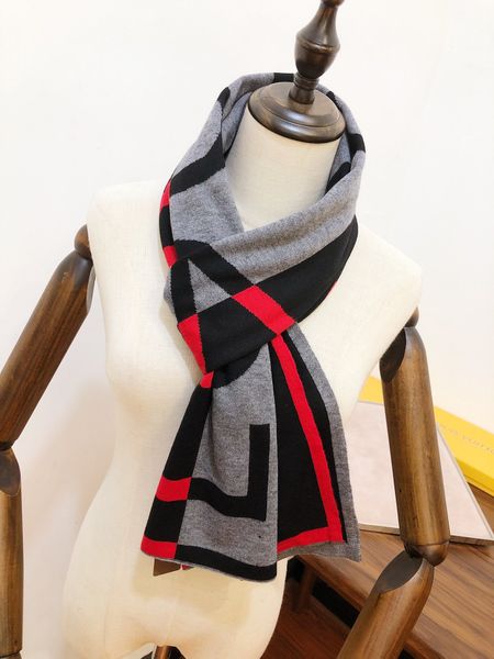 100%Cashmere mens Designer Scarf man Printed embroidery style Shawls Winter Print Satin Square Head women Scarves Big Size 180X30 CM with gi