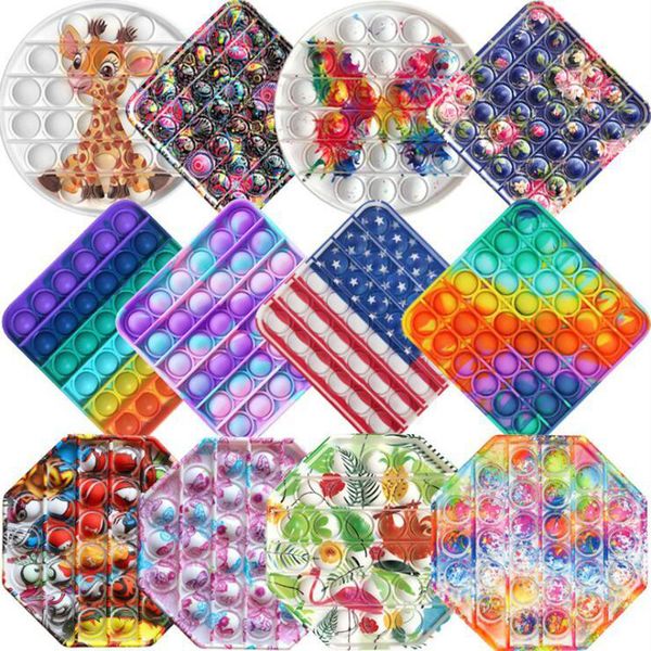Hand pop Fidget Party Toys Bubble Sensory Silicon Toy Gadgets Stress Relief and Anti-Anxiety Tools Beat Autism for Special Needs to Relievin