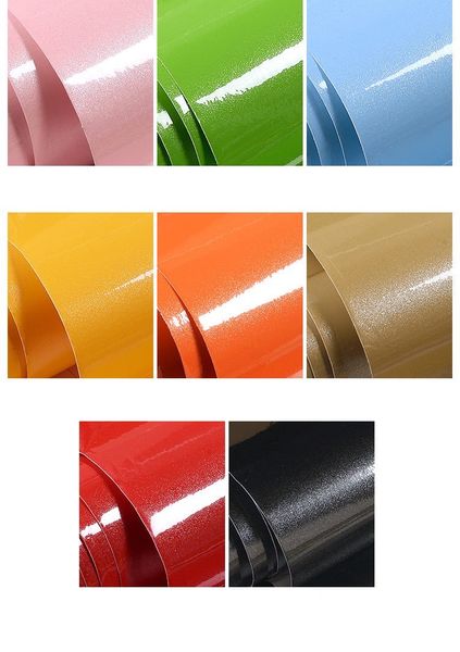 White Decorable Film PVC Self Adhesive Wallpapers Renovation Kitchen Cabinet Cabinets Home Stciky Paper Decal Wall Stickers