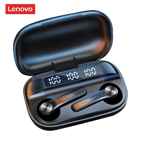 Original Lenovo Qt81 Earphone Wireless Bluetooth Headphones Ai Control Gaming Headset Stereo Bass with Mic Noise Reduction