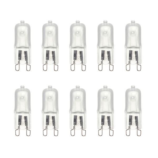 10PCS G9 Halogen Light Bulbs 230-240V 25W 40W Frosted Transparent Capsule Case LED Lamps Lighting Warm White for Home kitchen