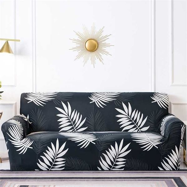 Elastic Sofa Cover Slipcover for Living Room 1-2-3-4 Seater Stretch L-Shaped Corner Protector Armchair Couch s 211116