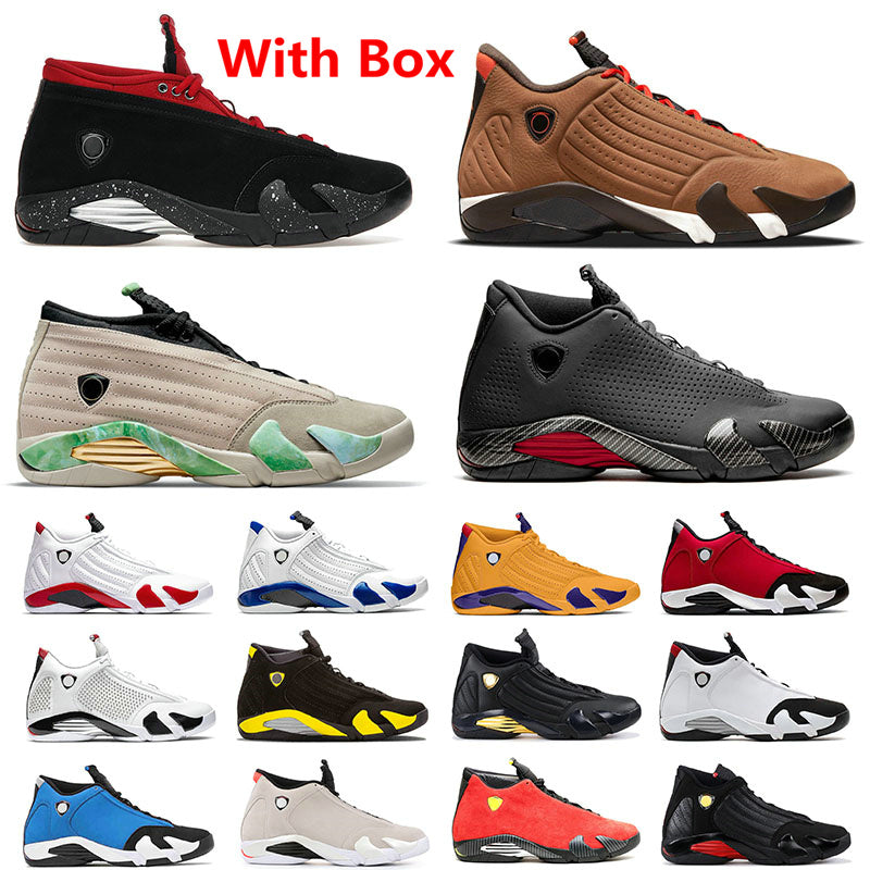 14 14s Winterized Basketball Shoes Low Red Lipstick SP Fortune Candy Cane Hyper Royal Varsity Black Toe University Blue Chartreuse Anthracite Linen