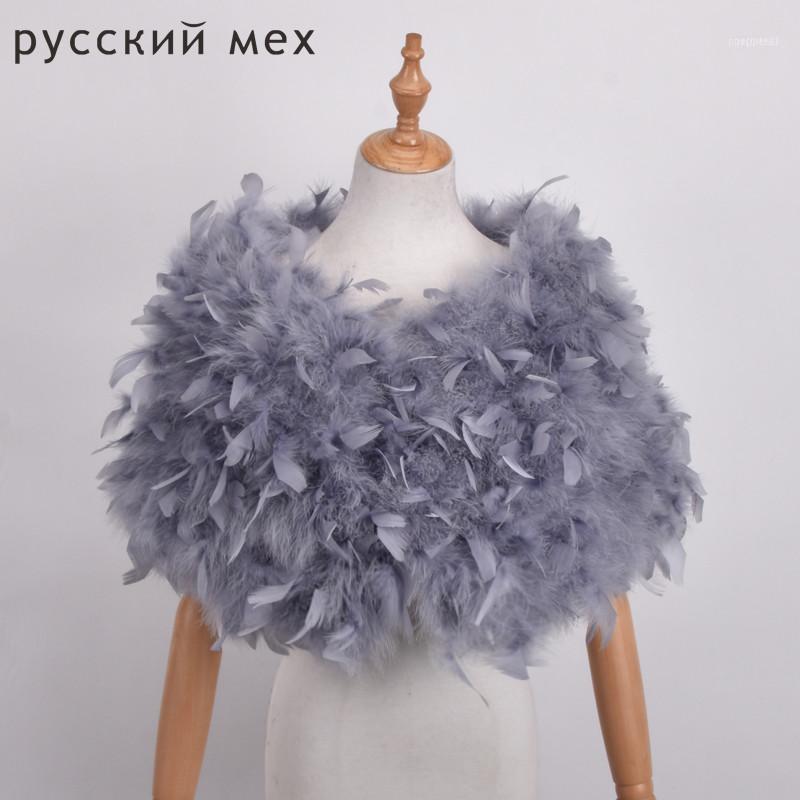 Scarves Real Ostrich Fur Shawls Elegant White Feather Coats Wedding Boleros Bridal Jackets For Evening Dresses1