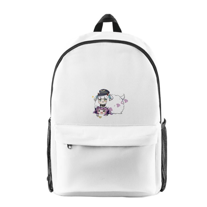 Backpack Hip Hop Trendy HOLOLIVE Minato Aqua Student School Bags Youthful Notebook Backpacks 3D Oxford Waterproof Boys-Girls Travel