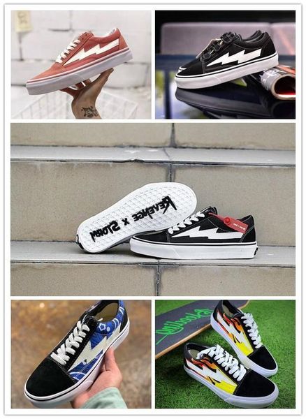 Shoes 2020 Orginal Revenge x Storm Old Skool Skateboarding Sneakers Trending Trainers for Men Women Durable Canvas Sport f