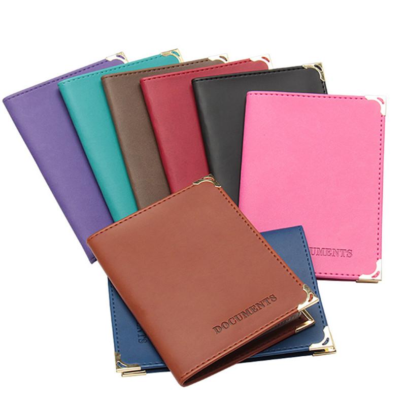 Card Holders Retro Russian Auto Driver License Bag Soft PU Leather On Cover For Car Driving Document ID Holder Wallet Credit