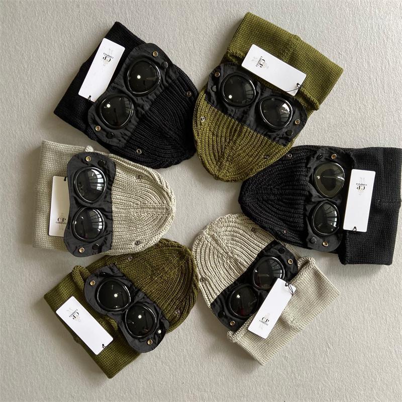 Berets CP Youth Autumn And Winter Men&#039;s Women&#039;s Casual Cold-Proof Warm Knitted Hat Outdoor Travel Korean Style Beanie Fashion