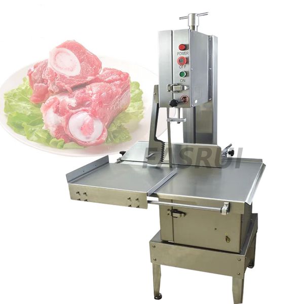 Large Commercial Bones Sawing Machine Cold Ham Cattle Sheep Trotters Bone Chopping Tools Vertical Electric Bone Cutter Equipment