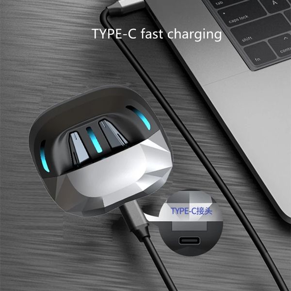 TWS Gaming headset 65ms Low Latency Wireless Earphone with Mic Bass Audio Sports Bluetooth Bluetooth Gamer Earbuds