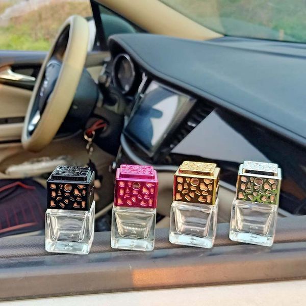 8ML Car Perfume Bottle Cube Outlet Fragrance Smell Diffuser Empty Vents Clip Auto Air Freshener Conditioner Essential Oil Vent Aromatherapy