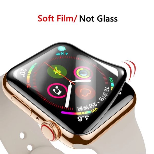 Screen Protector Films For Apple Watch Band 45mm 41mm 44mm 40mm 42mm-38mm Iwatch Soft Film Watch Accessories Apple Watch 5 4 3 se 6 7