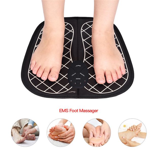 Electric EMS Foot Massager Pad Feet Muscle Stimulator Foot Massage Mat Improve Blood Circulation Relieve Pain Health Care