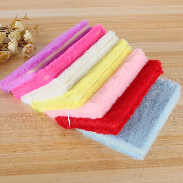 Cute Fashion Girls Solid Plush Notebooks A5 notepads Portable Travel Diary Planner Notepad Stationery School Journal Winter Gift