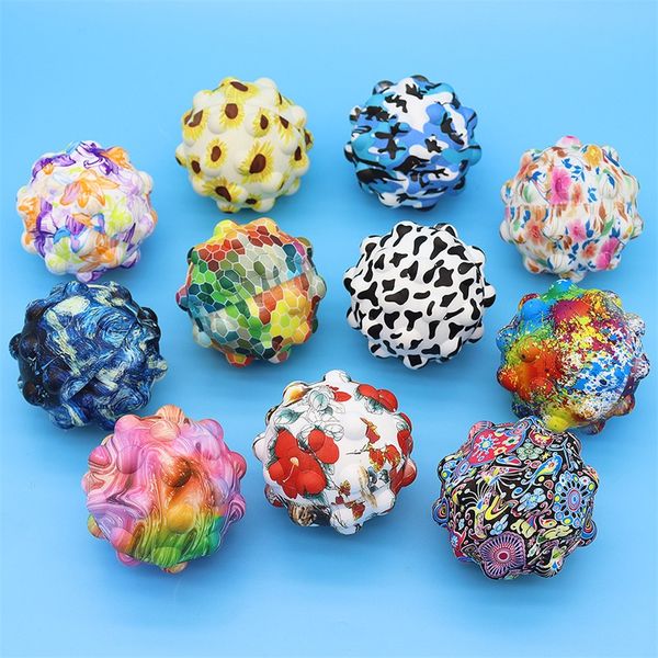 Fidget Toys Squishy Easter new 3D water transfer decompression ball bubble music children&#039;s toy press vent ball