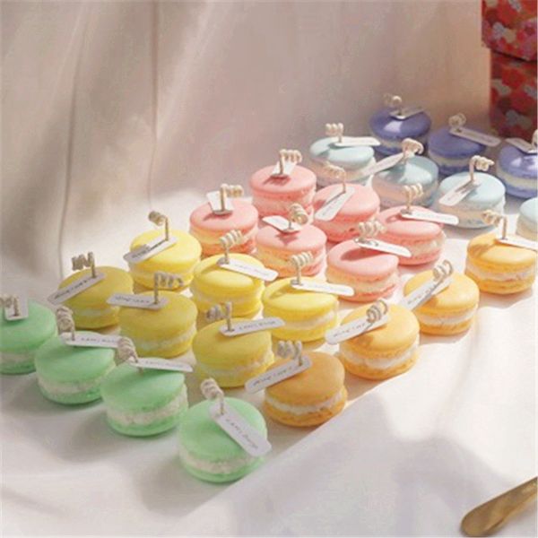 Scented Portable Mini aron Cute Birthday Party Festival Home Decorative Candles Photo Shooting Props