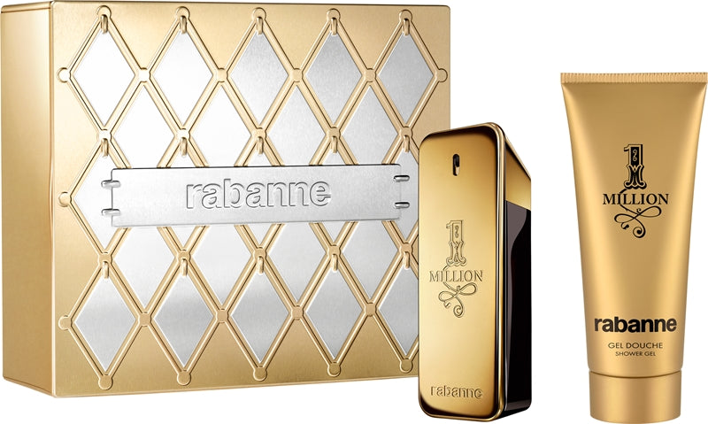 Rabanne 1 million gavesett for menn Eau de Toilette 100ml + parfymert dusjgelé 100ml