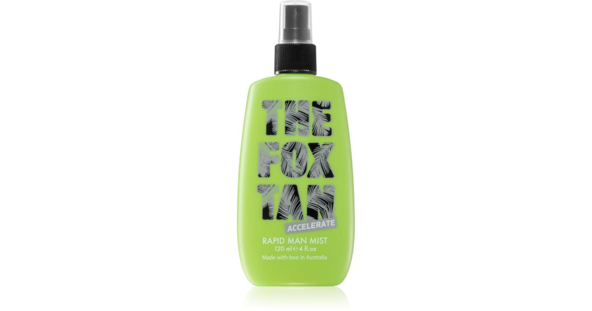 The Fox Tan Rapid Man forfriskende body spray tanning accelerator til mænd 120 ml